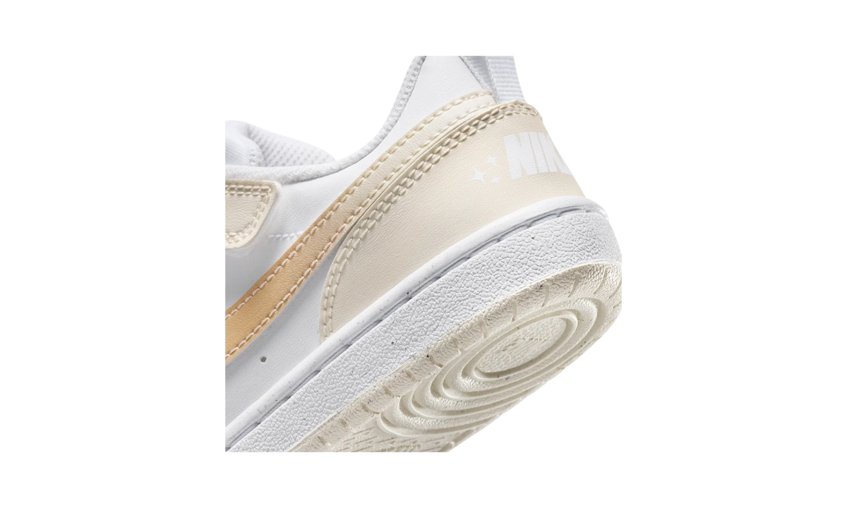 Overkicks - Nike Court Borough Low White Chalk Shimmer (PS) (IR5463-100) - imagen 8