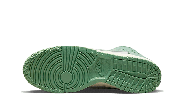 Overkicks - Nike Dunk High 1985 Enamel Green Denim (DV1143-300) - par completo