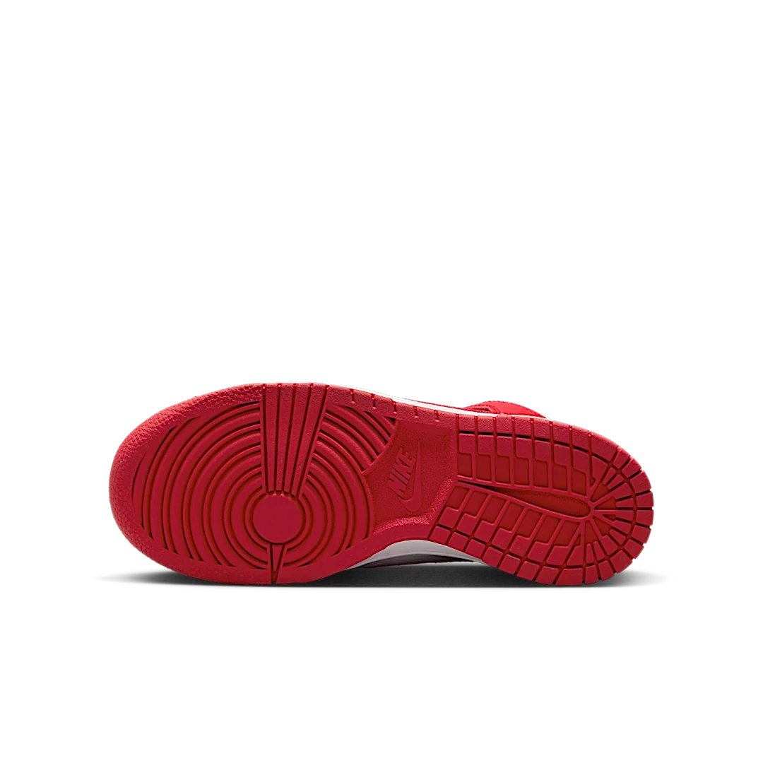 Overkicks - Nike Dunk High Championship White Red (Red Tongue Tag) (GS) (DB2179-115) - imagen 4