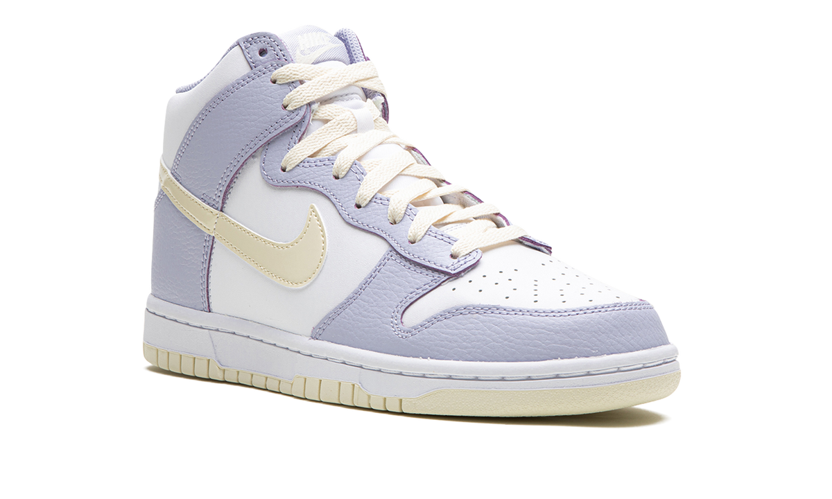 Overkicks - Nike Dunk High Coconut Milk Oxygen Purple (FN3504-100) - detalle lateral interior