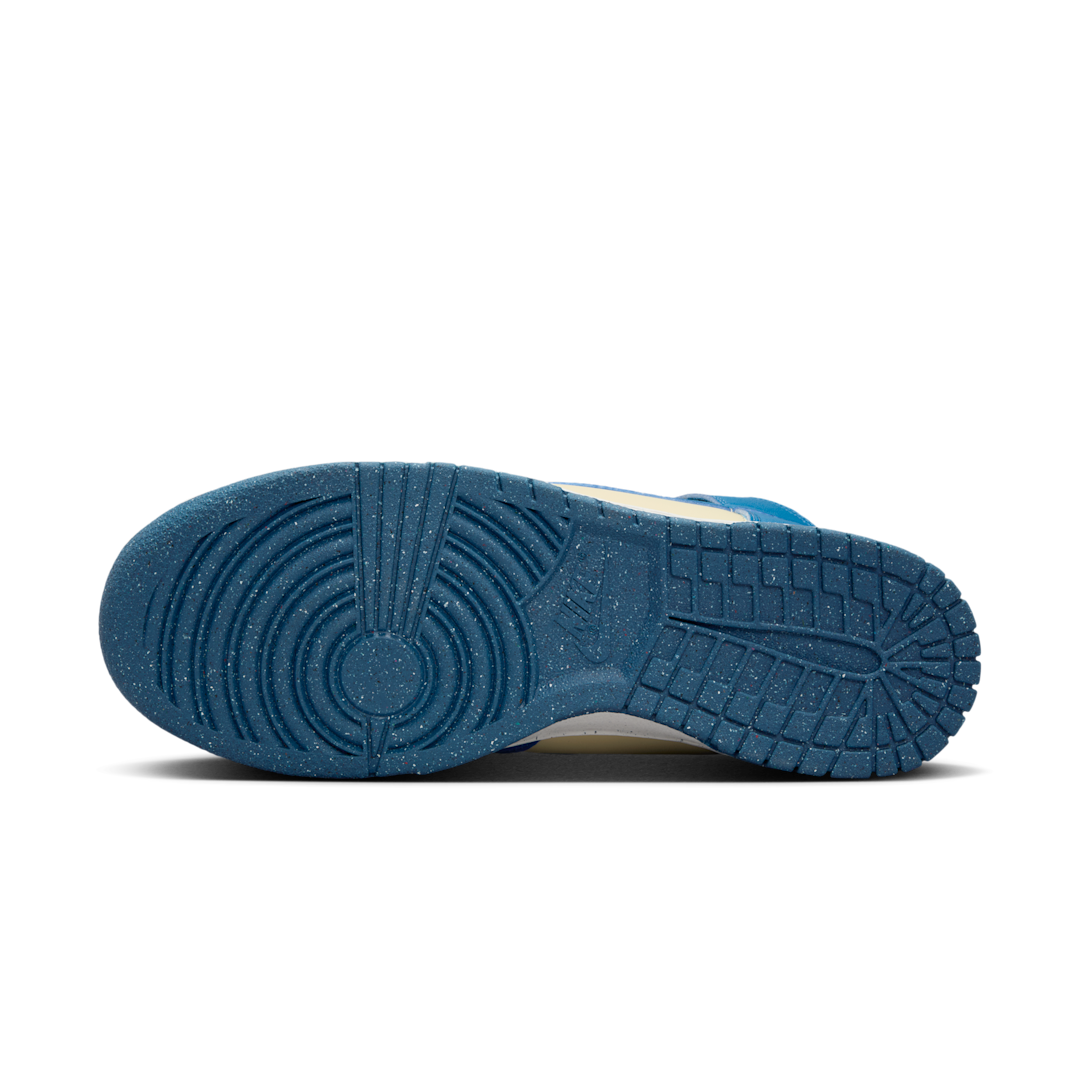 Overkicks - Nike Dunk High Next Nature Light Khaki Star Blue (FV5960-201) - detalle suela