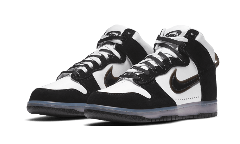 Overkicks - Nike Dunk High Slam Jam White Black (DA1639-101) - vista trasera