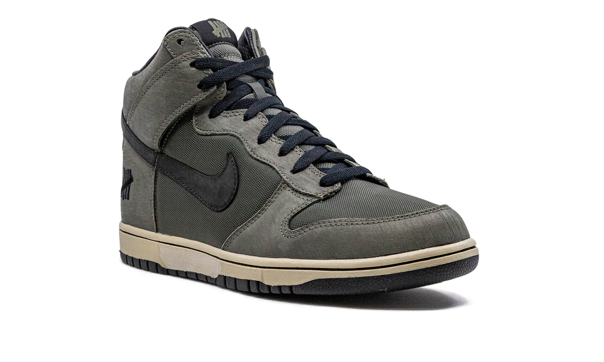 Overkicks - Nike Dunk High Undefeated Bring Back Pack Ballistic Green (598472-220) - detalle lateral interior