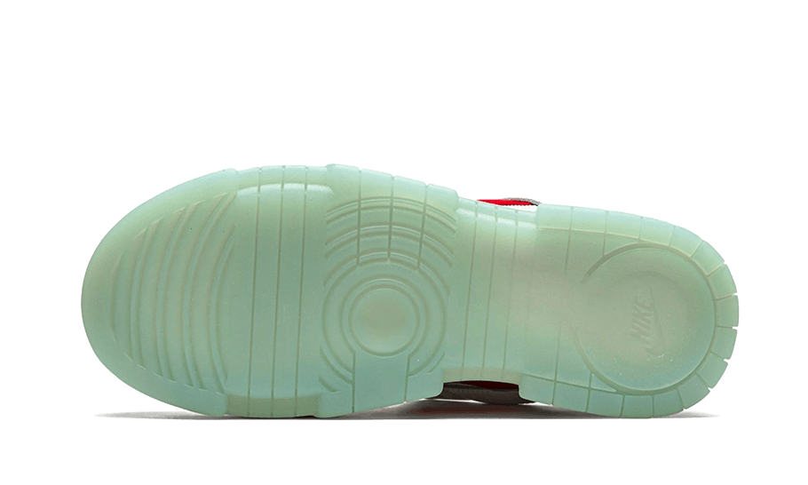 Overkicks - Nike Dunk Low Disrupt Gym Red (CK6654-101) - detalle suela