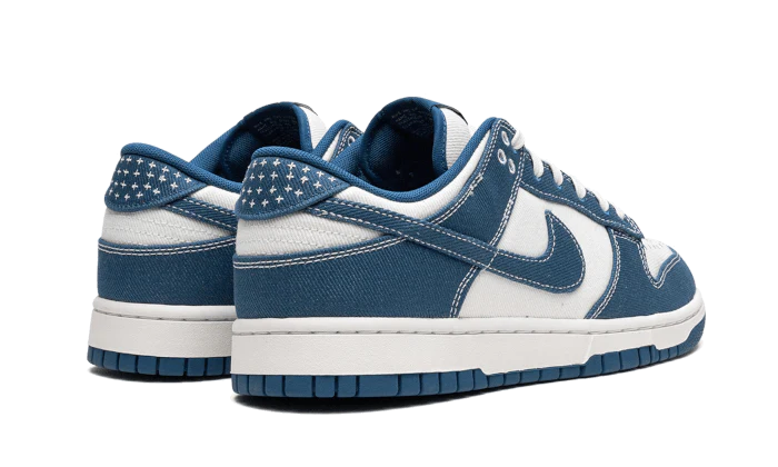 Overkicks - Nike Dunk Low Industrial Blue Sashiko (DV0834-101) - par completo