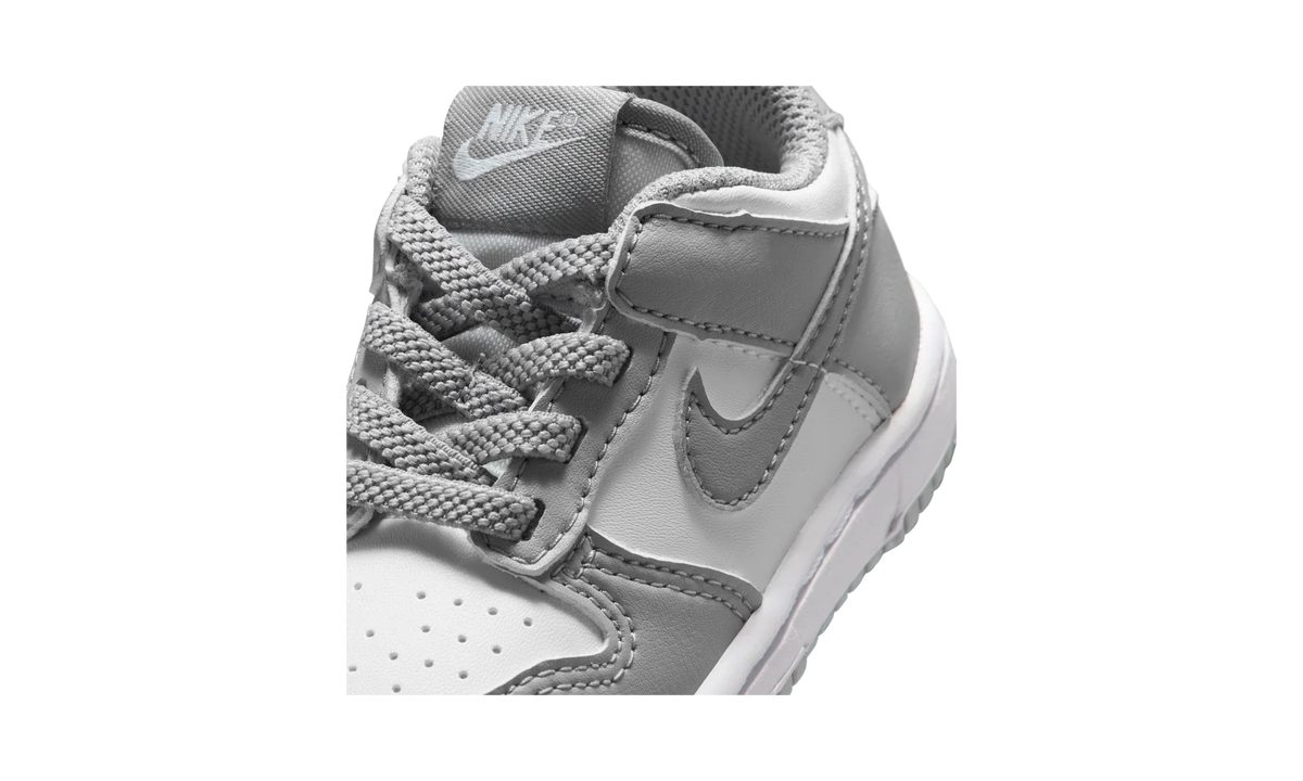 Overkicks - Nike Dunk Low Light Smoke Grey White (TD) (IU7767-123) - imagen 7