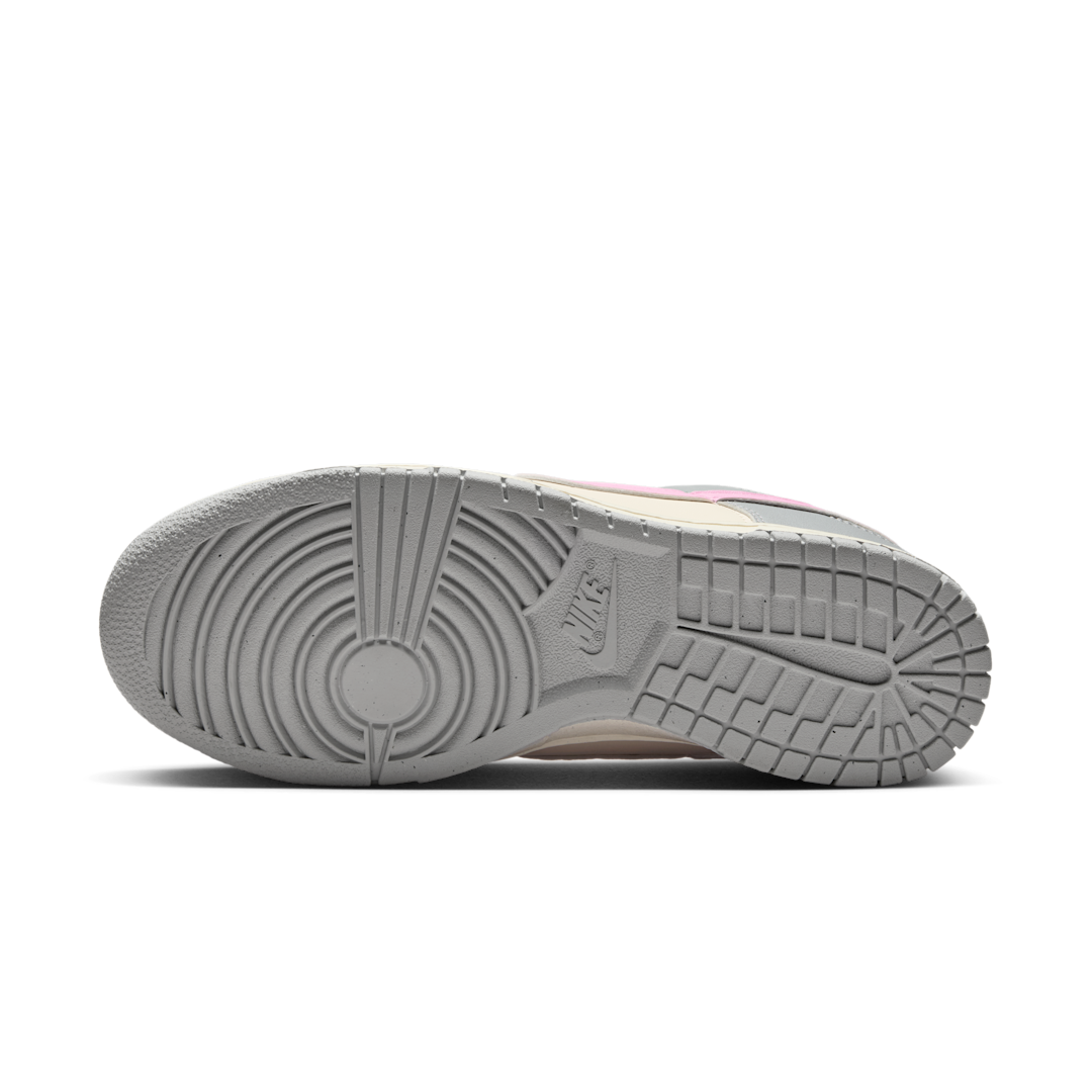 Overkicks - Nike Dunk Low Next Nature Light Smoke Grey Pink Rise (DD1873-002) - detalle suela