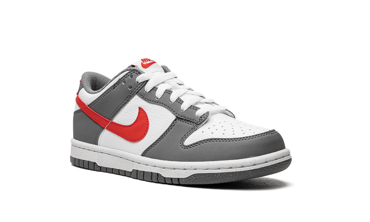 Overkicks - Nike Dunk Low Next Nature Smoke Grey Light Crimson (FB8038-001) - detalle lateral interior