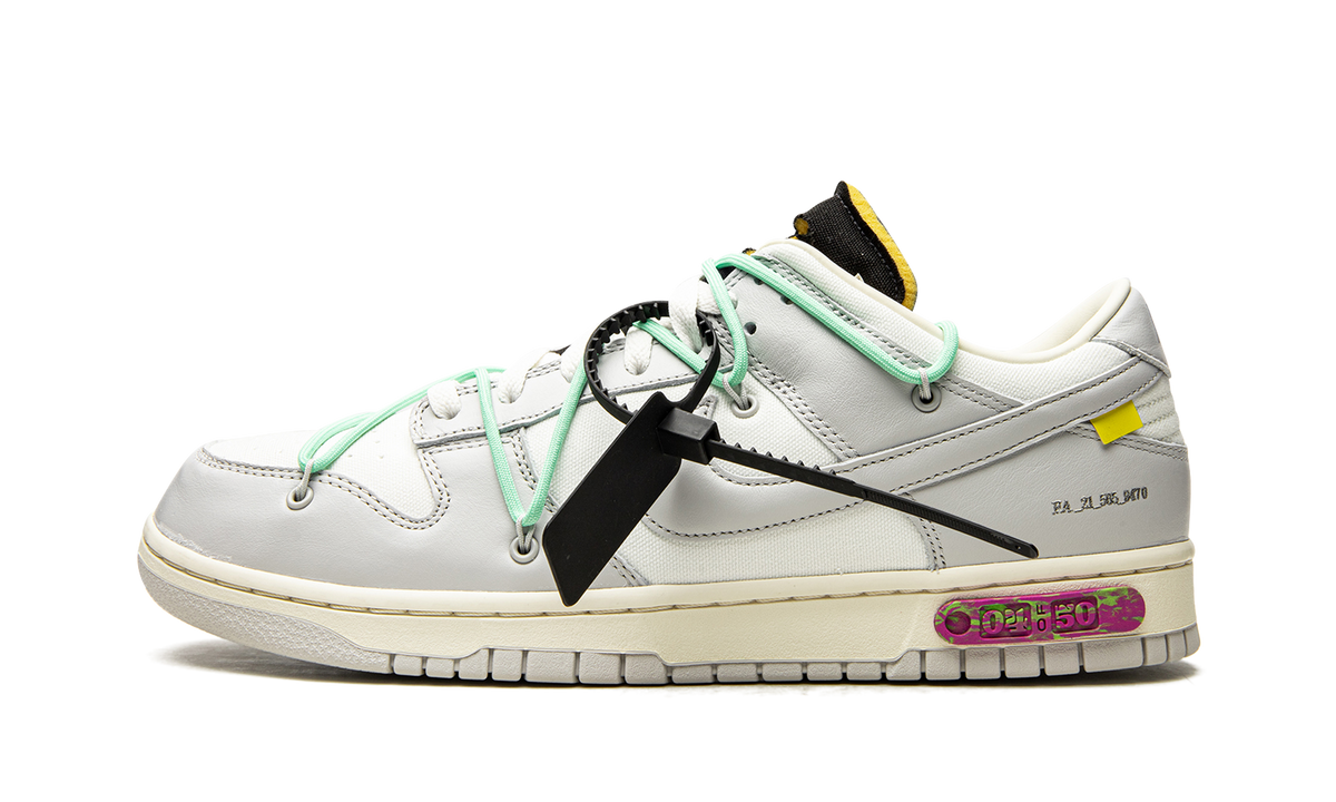 Overkicks - Nike Dunk Low Off-White Lot 4 (DM1602-114) - detalle