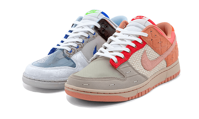 Overkicks - Nike Dunk Low SP What The CLOT (FN0316-999) - vista trasera