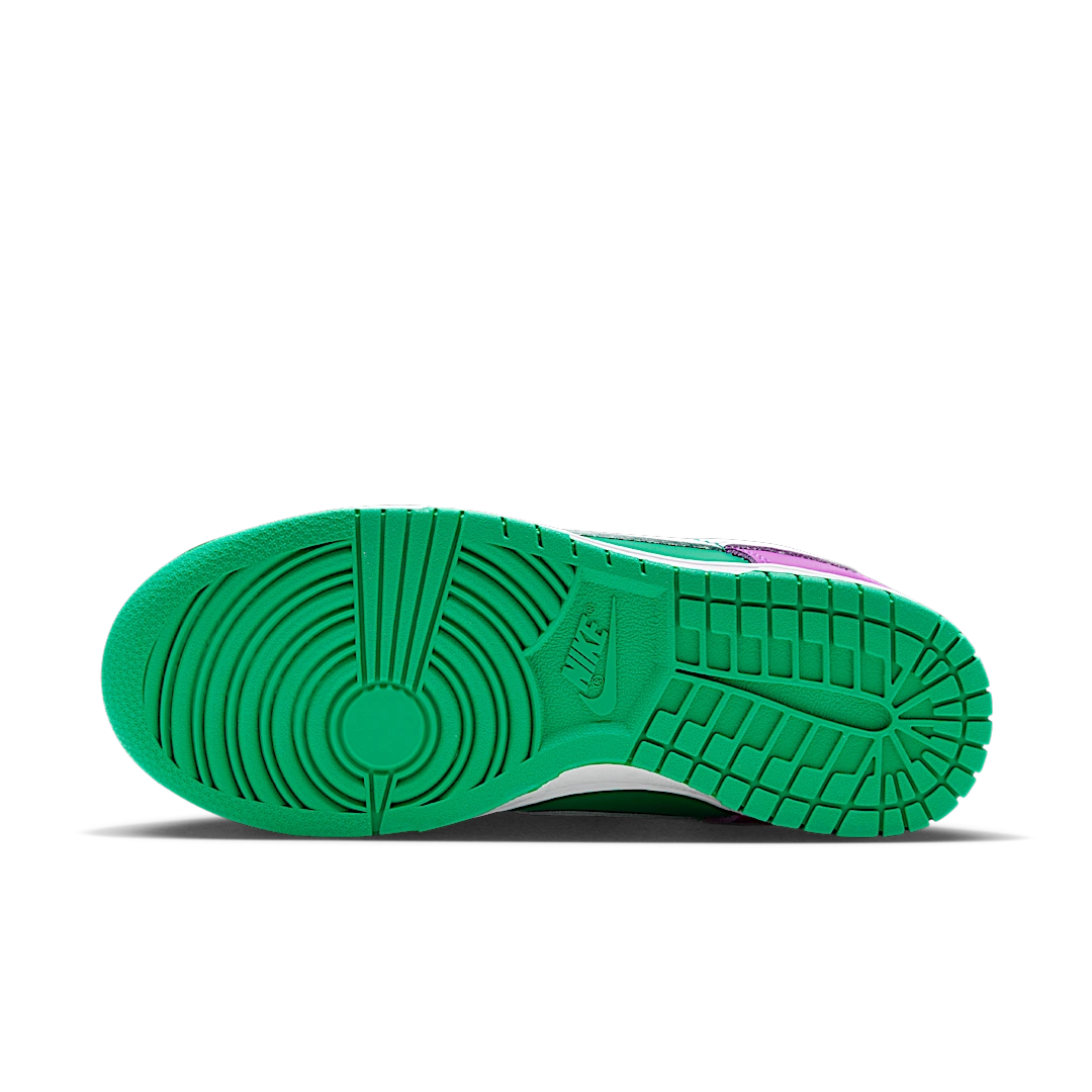 Overkicks - Nike Dunk Low Stadium Green Fuchsia (FD9924-311) - detalle suela