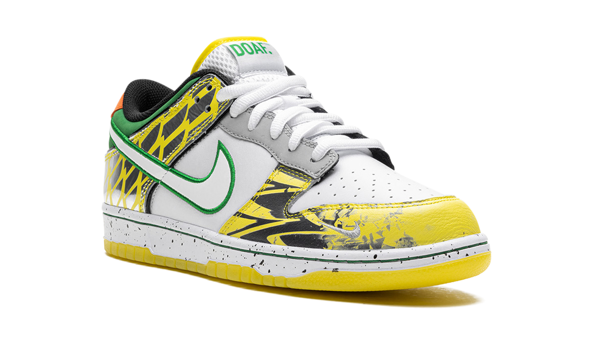 Overkicks - Nike Dunk Low What the Duck Away University of Oregon PE (HV1454-100) - detalle lateral interior