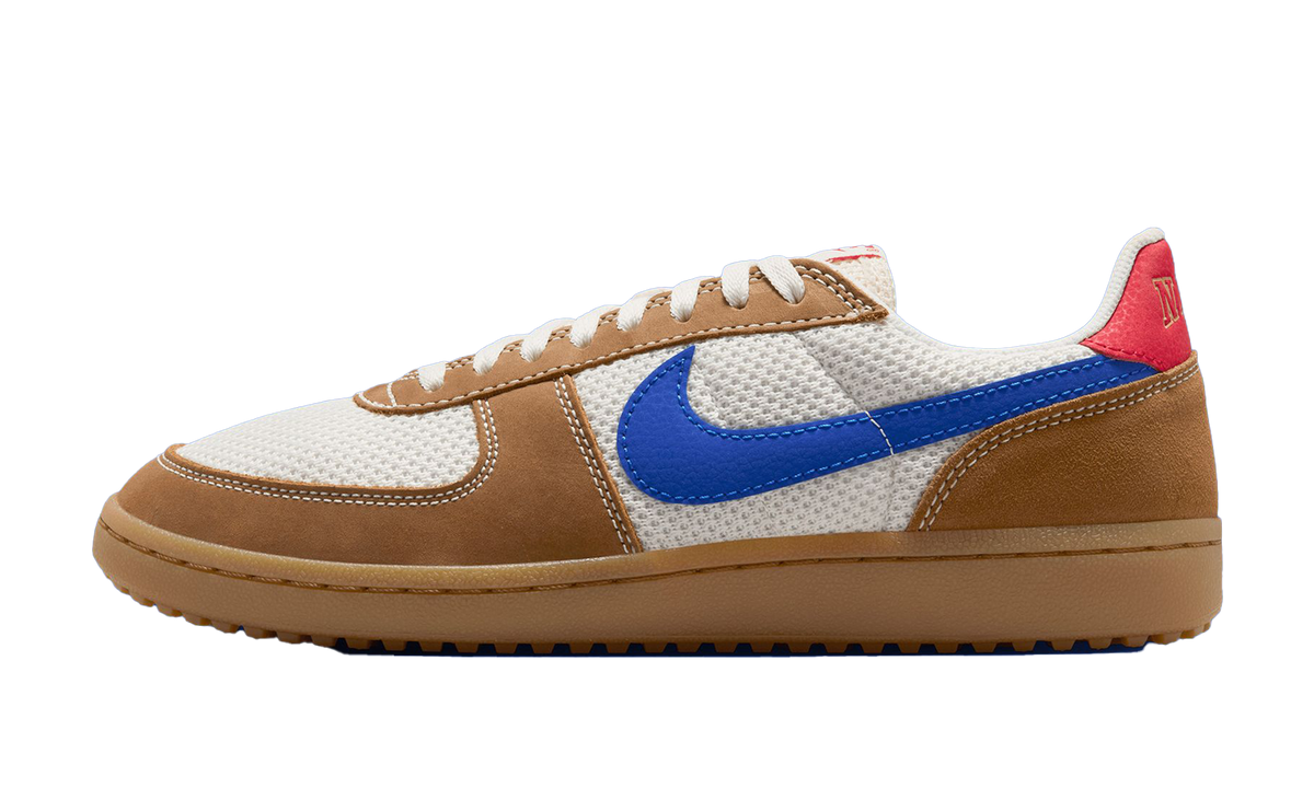 Overkicks - Nike Field General Brown White Royal Blue Red (IH4818-030) - vista lateral