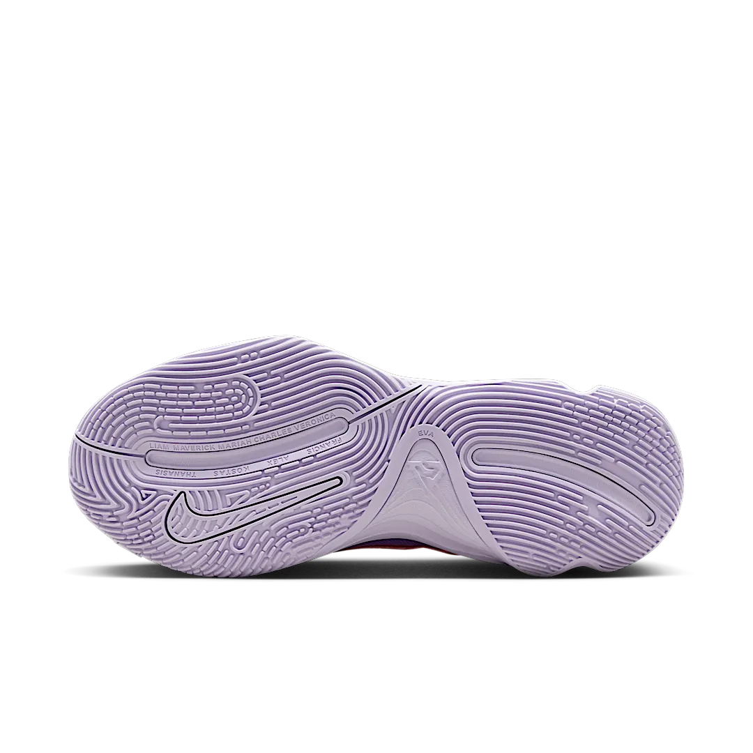 Overkicks - Nike Giannis Immortality 4 Black Raspberry (FQ3680-500/FQ3681-500) - detalle suela