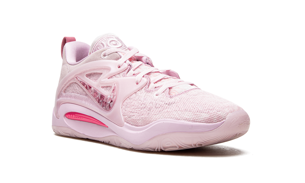 Overkicks - Nike KD 15 Aunt Pearl (DQ3851-600/DQ3852-600) - detalle lateral interior