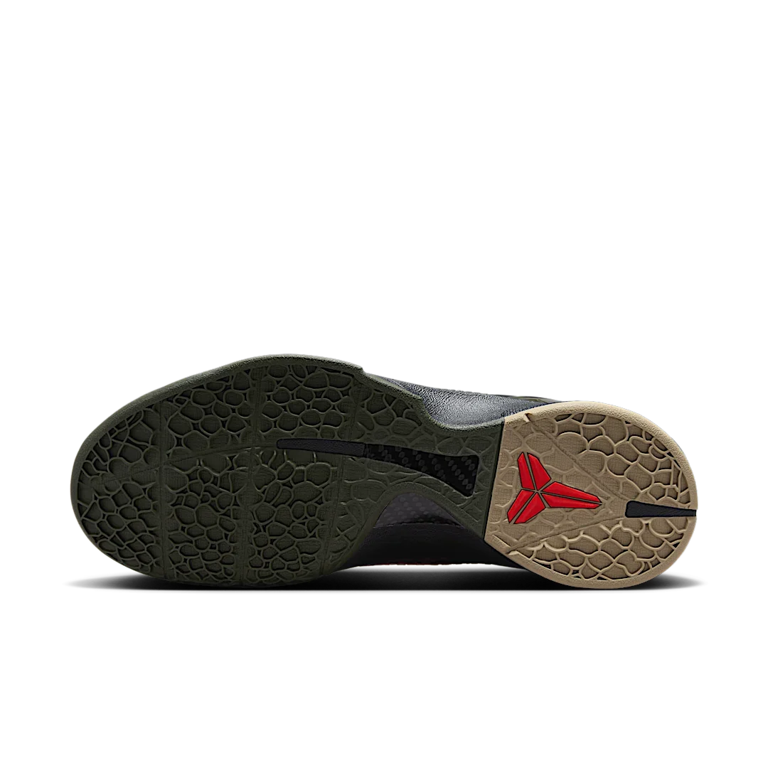 Overkicks - Nike Kobe 6 Protro Italian Camo (2024) (FQ3546-001) - detalle suela