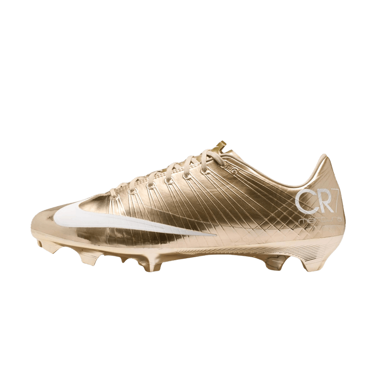 Overkicks - Nike Mercurial Superfly 1 RGN FG SE CR7 Metallic Gold Star (IQ2995-900) - vista lateral