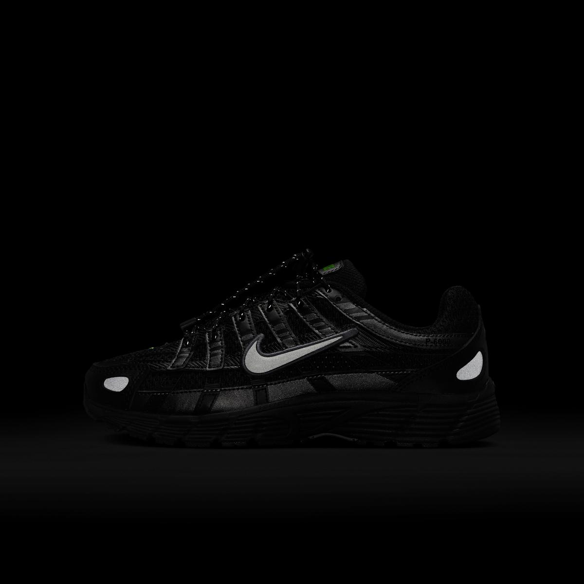 Overkicks - Nike P-6000 Black Metallic Silver Volt Ice (GS) (IQ0313-010) - imagen 9