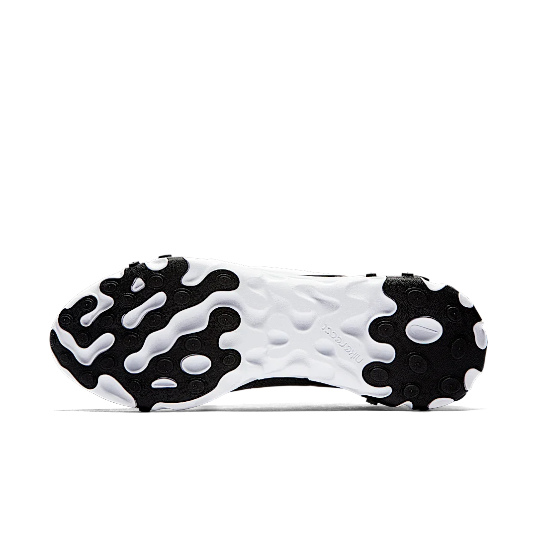 Overkicks - Nike React Element 55 Black White (BQ6166-003) - detalle suela