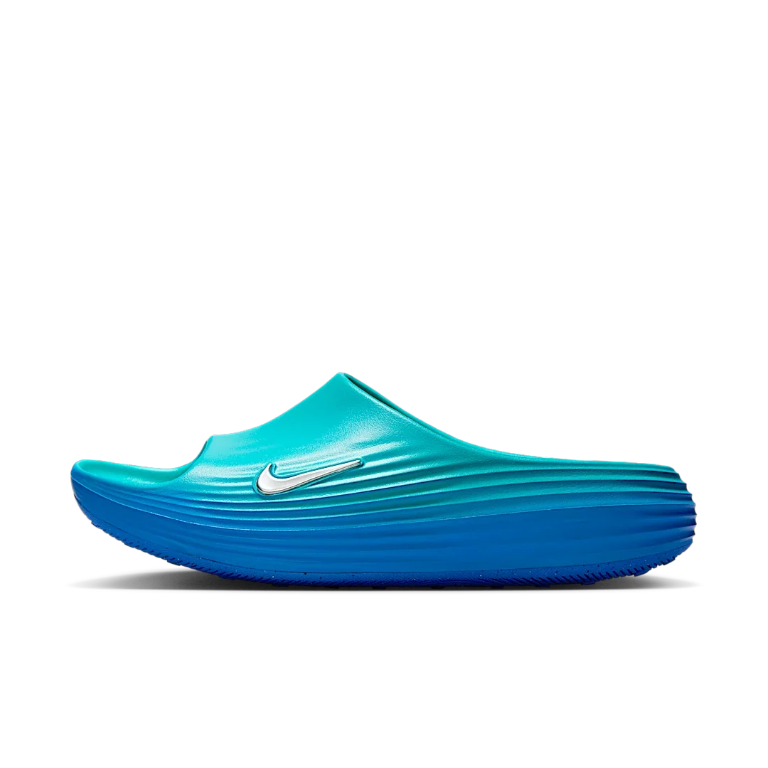 Overkicks - Nike ReactX Rejuven8 Slide Dusty Cactus Game Royal (HV4479-300) - detalle suela