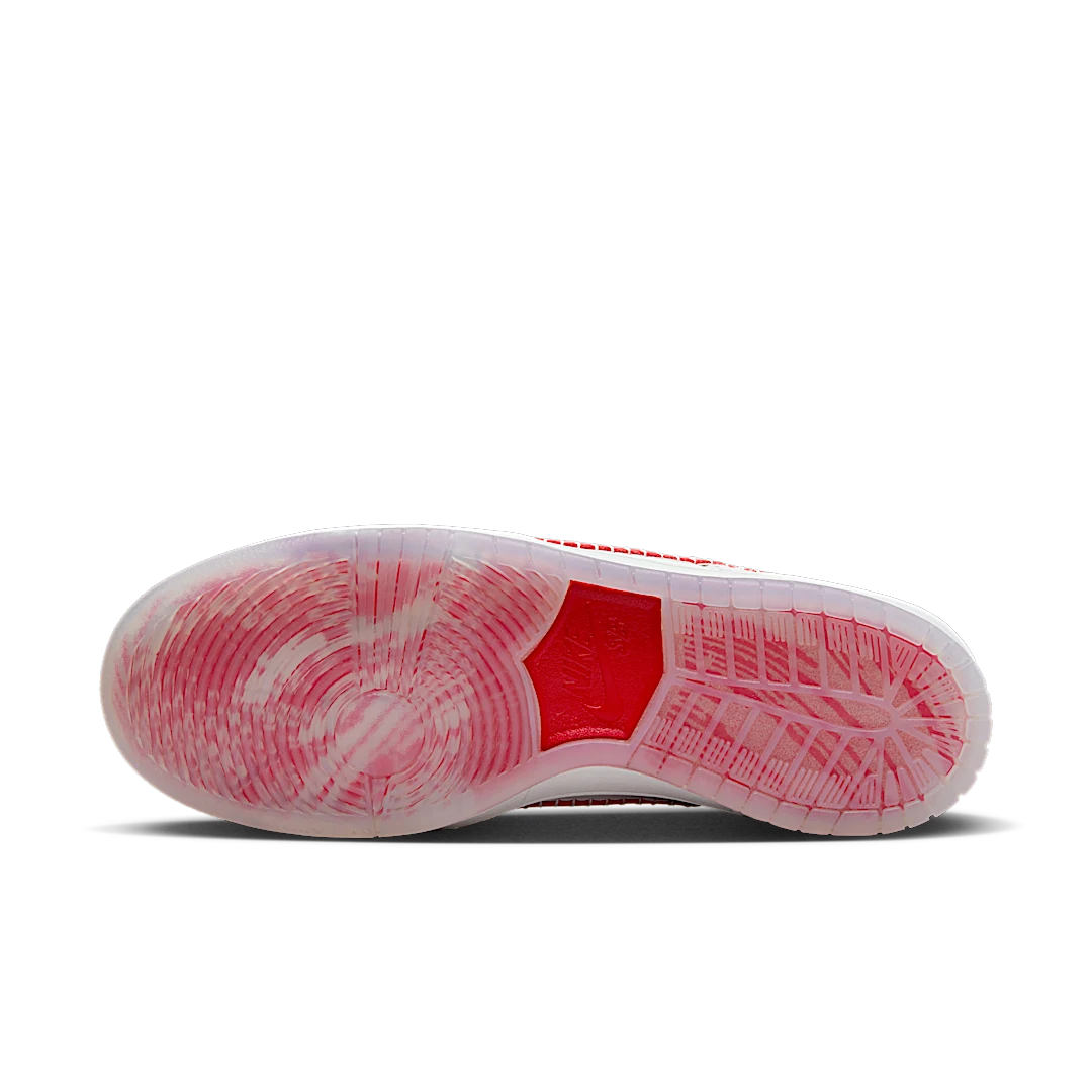 Overkicks - Nike SB Dunk Low Decon N7 Opti Yellow University Red (FD6951-700) - detalle suela