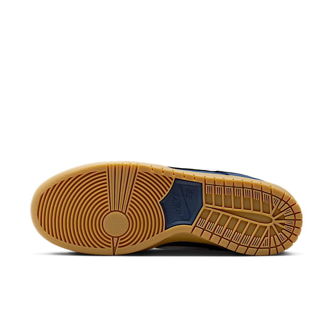 Overkicks - Nike SB Dunk Low Navy Gum (FJ1674-400) - detalle suela