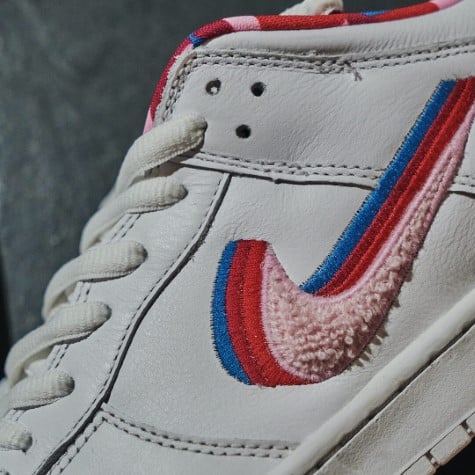 Overkicks - Nike SB Dunk Low Parra (CN4504-100) - detalle lateral interior