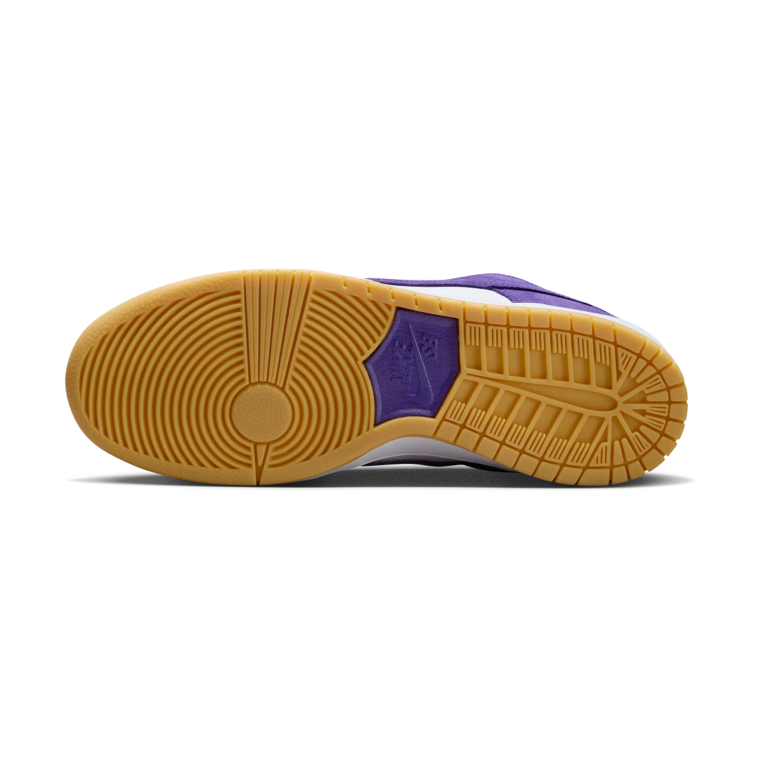 Overkicks - Nike SB Dunk Low Pro ISO Orange Label Court Purple (DV5464-500) - detalle suela