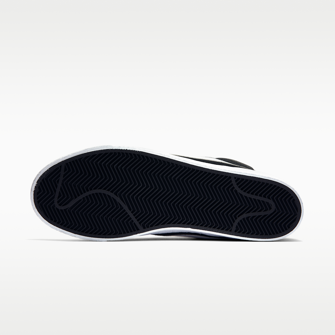 Overkicks - Nike SB Zoom Blazer Mid Black White (864349-002) - detalle suela