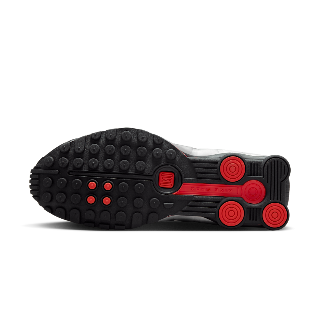 Overkicks - Nike Shox R4 Black Metallic Silver (2025) (Womens) (AR3565-011) - detalle suela
