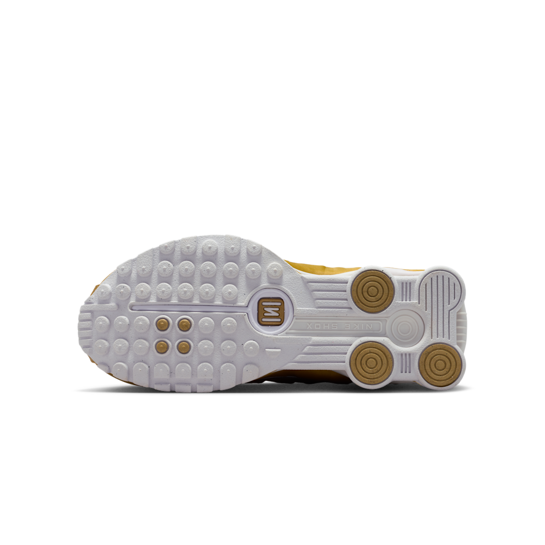 Overkicks - Nike Shox R4 Metallic Gold White (GS) (CW2626-700) - imagen 4