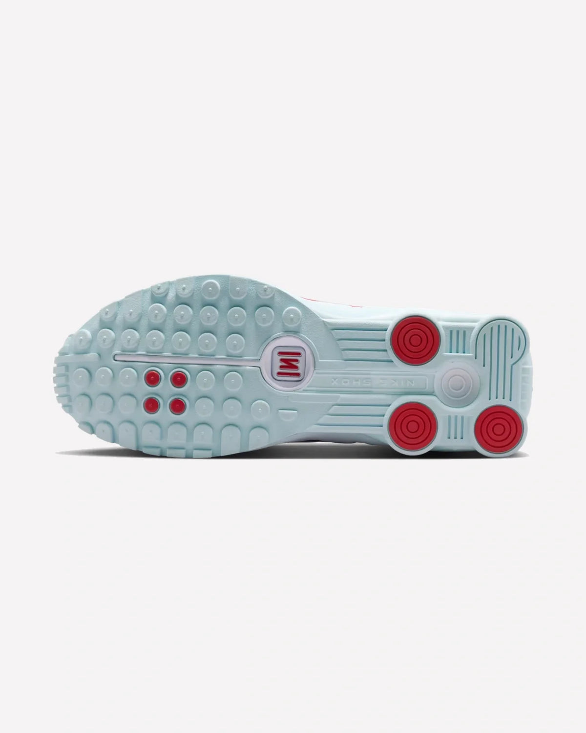 Overkicks - Nike Shox R4 Puerto Rico (IQ1867-474) - detalle lateral interior