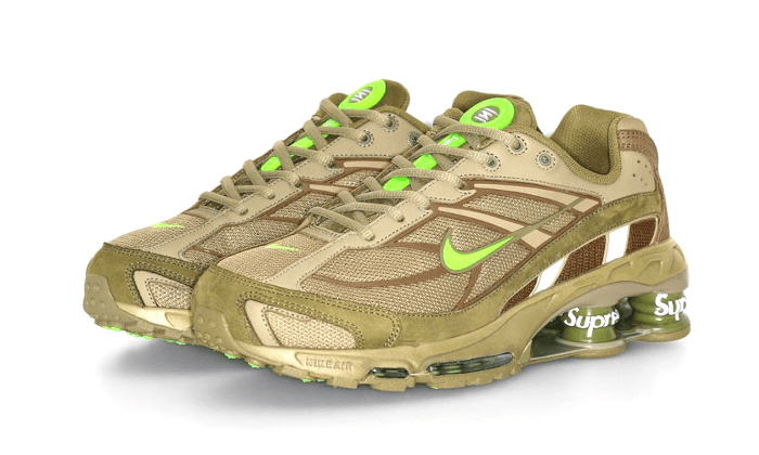 Overkicks - Nike Shox Ride 2 SP Supreme Olive (DN1615-200) - vista trasera