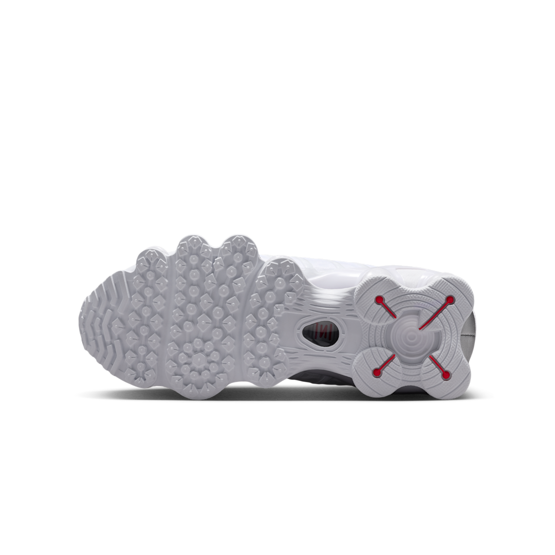 Overkicks - Nike Shox TL White Metallic Silver (GS) (IO4645-100) - imagen 4