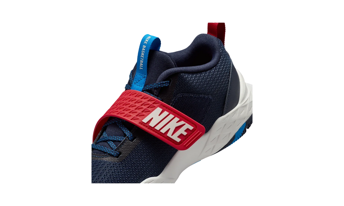 Overkicks - Nike Team Hustle D 12 Team Navy University Red Sail (GS) (HF6279-401) - imagen 9