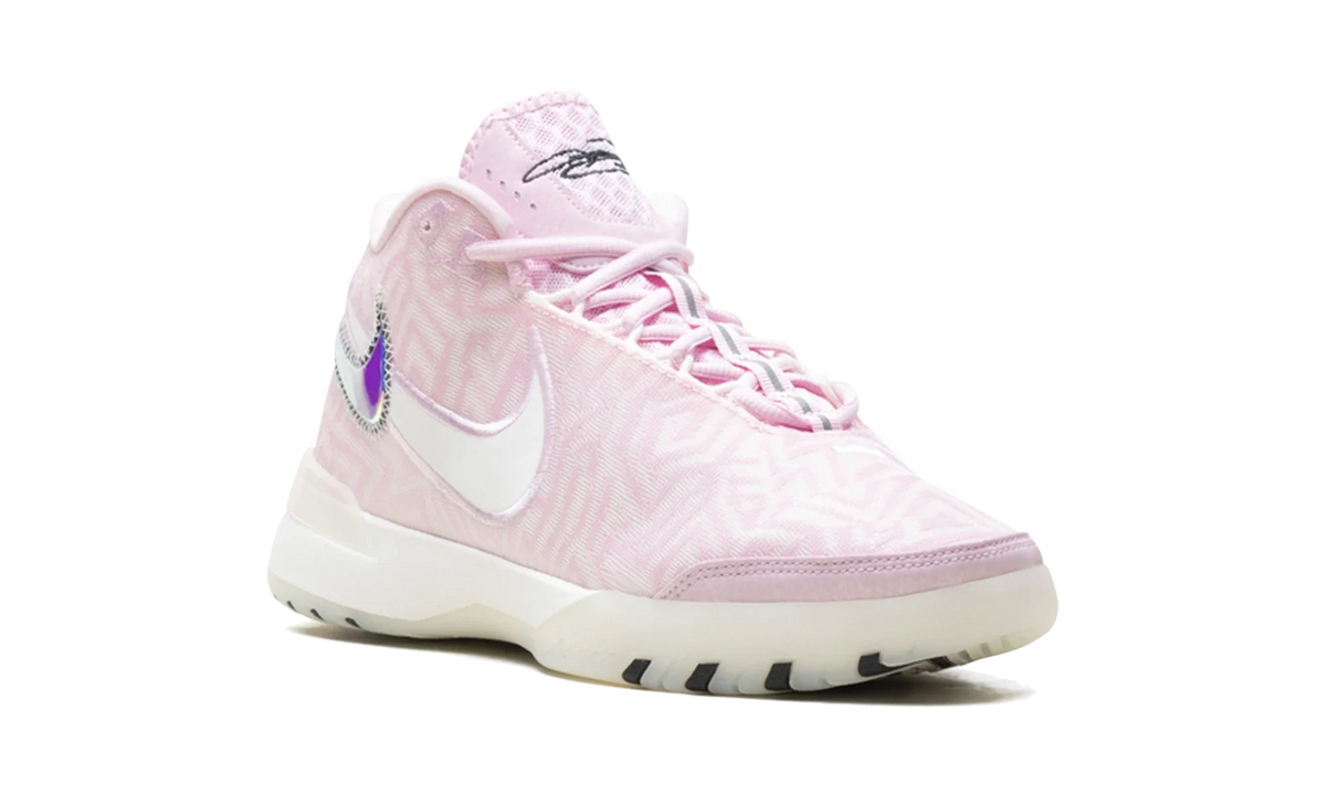 Overkicks - Nike Zoom LeBron NXXT Genisus Pink Foam Sail (Translucent Outsole) (HF0712-602) - detalle lateral interior