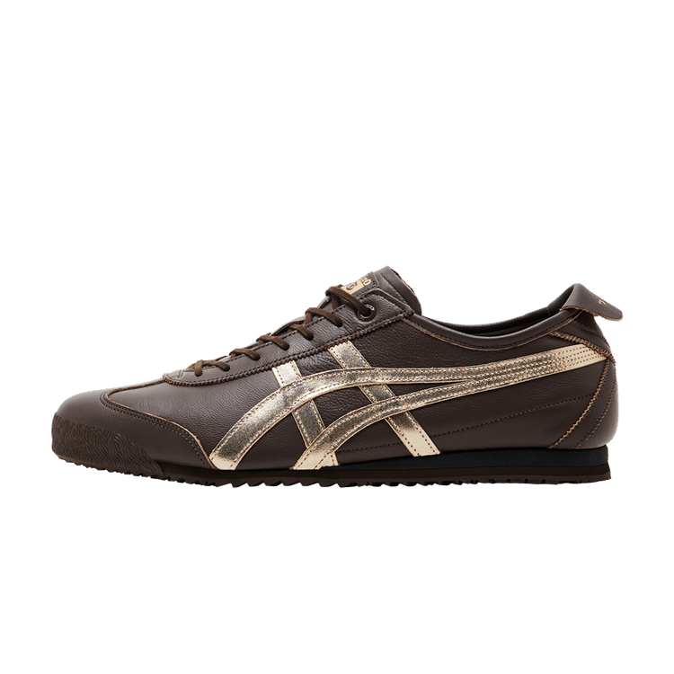 Overkicks - Onitsuka Tiger Mexico 66 SD Licorice Brown Champagne (1183A872-204) - vista lateral