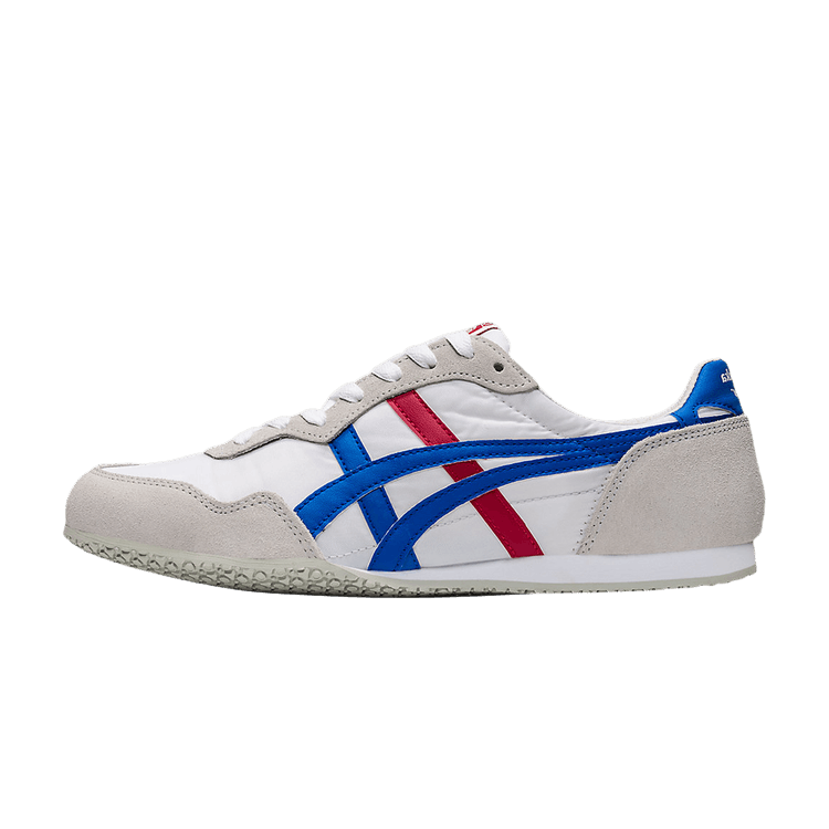 Overkicks - Onitsuka Tiger Serrano White Directoire Blue Red (1183B400-100) - vista lateral