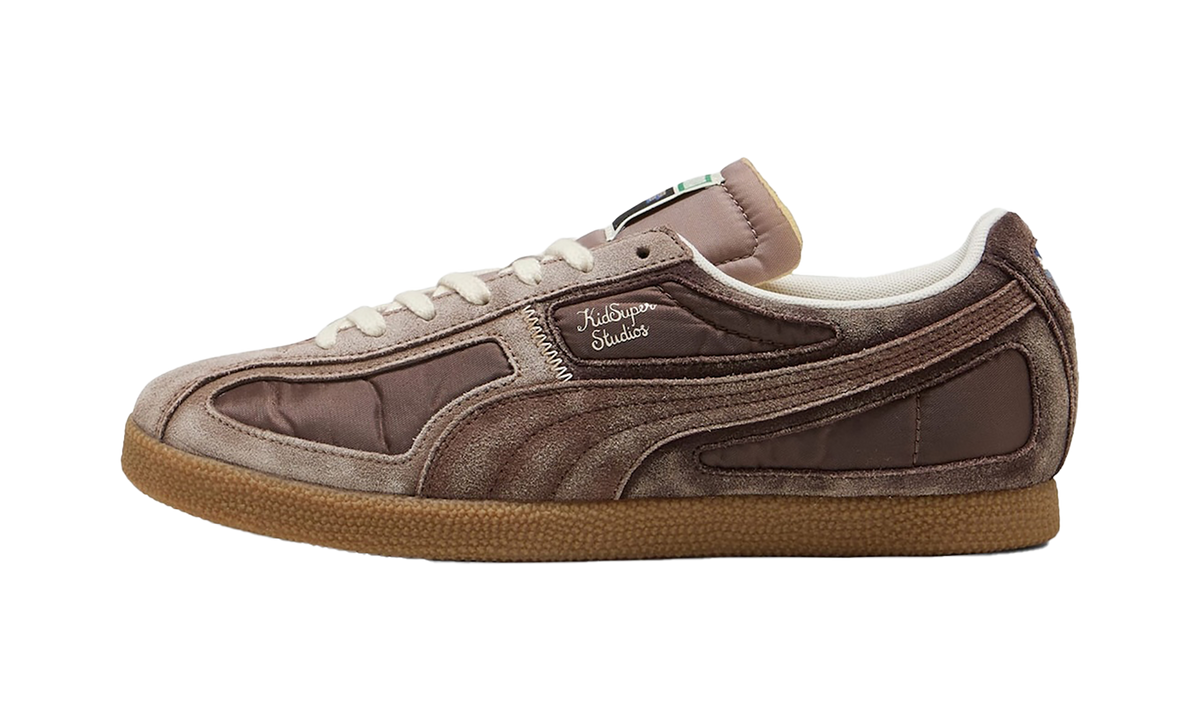 Overkicks - Puma Brasil KidSuper Panels Espresso Brown (403847-02) - vista lateral
