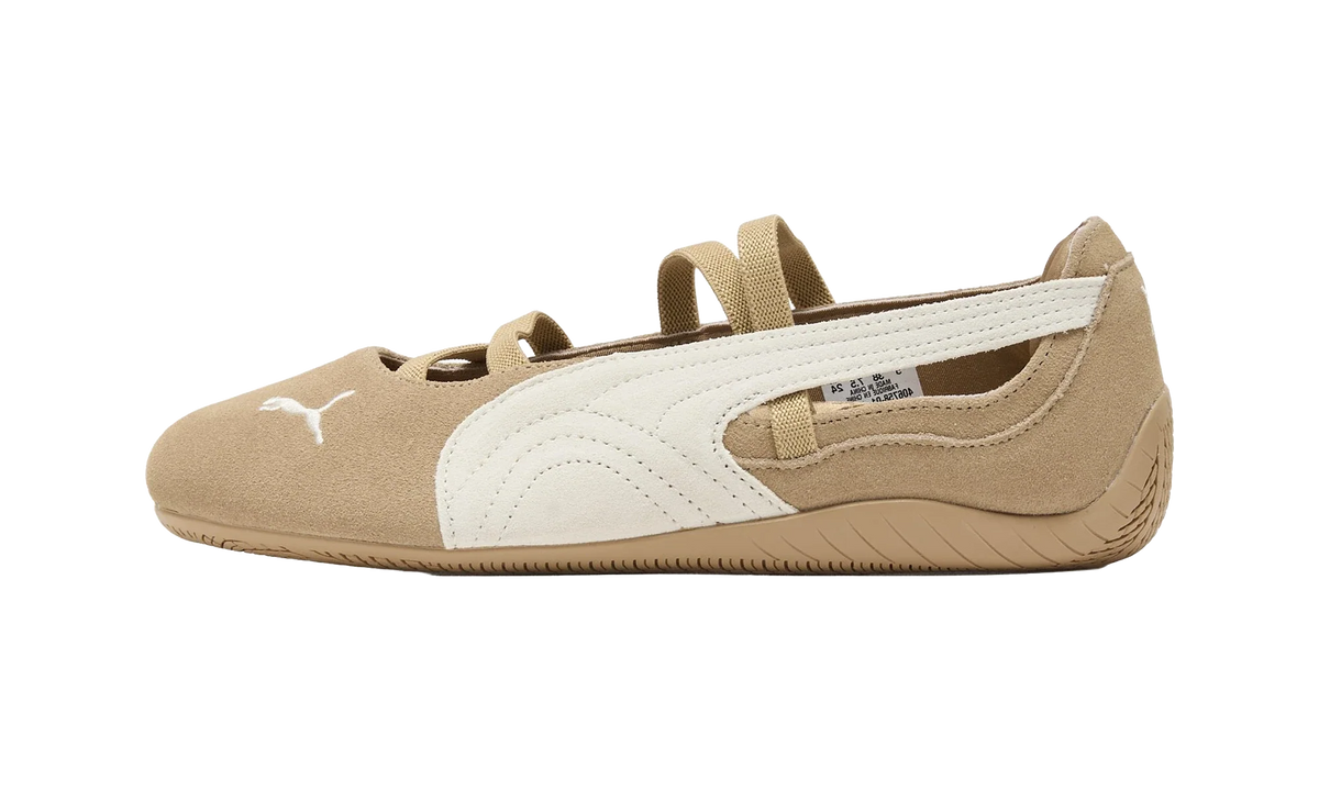 Overkicks - Puma Speedcat Ballet Prairie Tan (Womens) (406758-01) - vista lateral