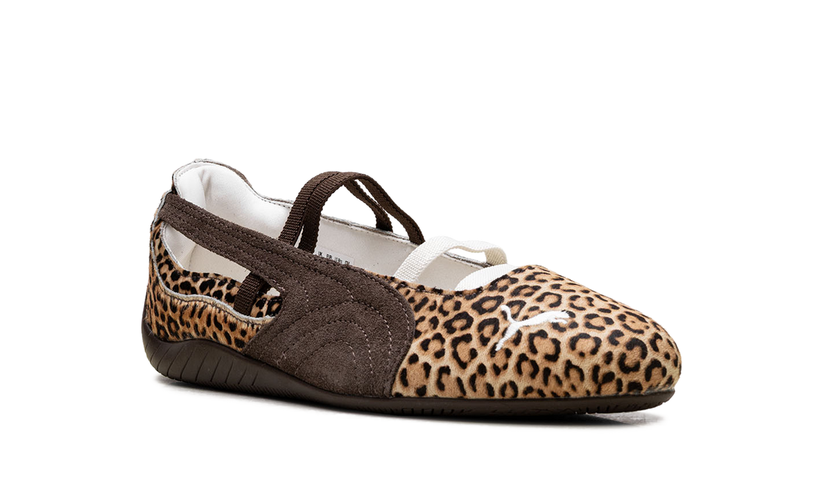Overkicks - Puma Speedcat Ballet Wild Leopard Pony Hair (Womens) (406689-01) - detalle lateral interior