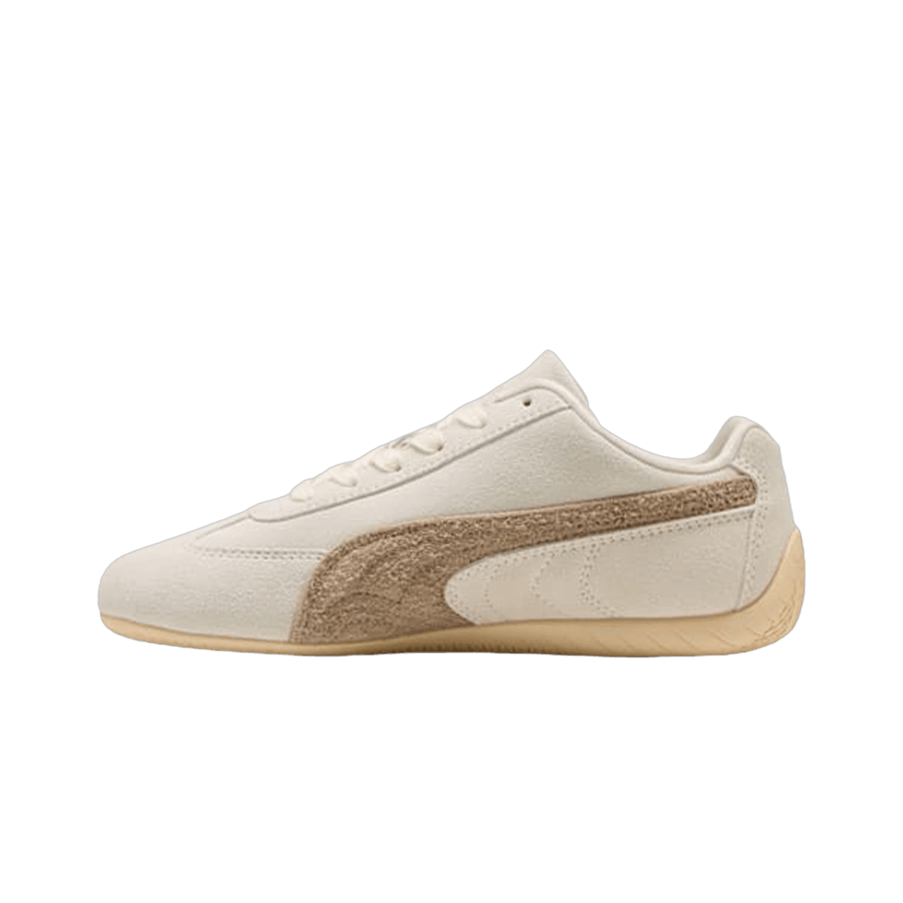 Overkicks - Puma Speedcat Elevated Warm White Ice Coffee (Womens) (403619-01) - vista lateral
