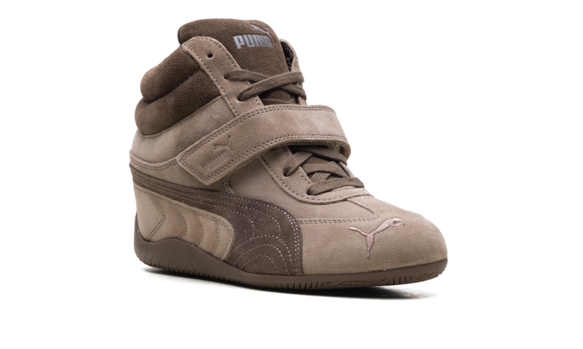 Overkicks - Puma Speedcat Wedge Totally Taupe Chocolate (Womens) (407878-01) - detalle lateral interior