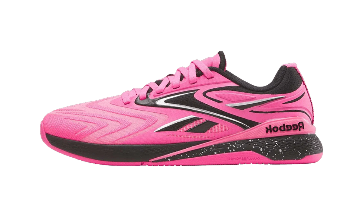 Overkicks - Reebok Nano X5 Edge Atomic Pink White (Womens) (100244436) - vista lateral