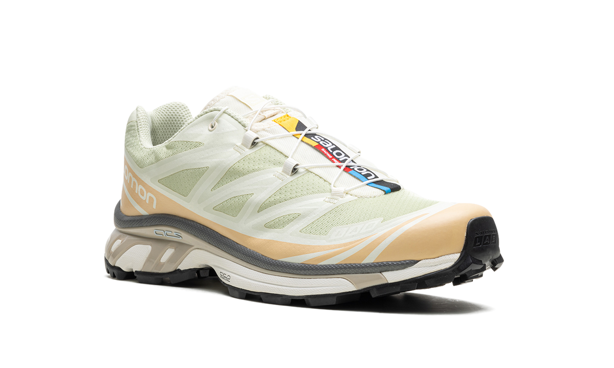 Overkicks - Salomon XT-6 Aloe Wash Feather Grey (L47293700) - detalle lateral interior