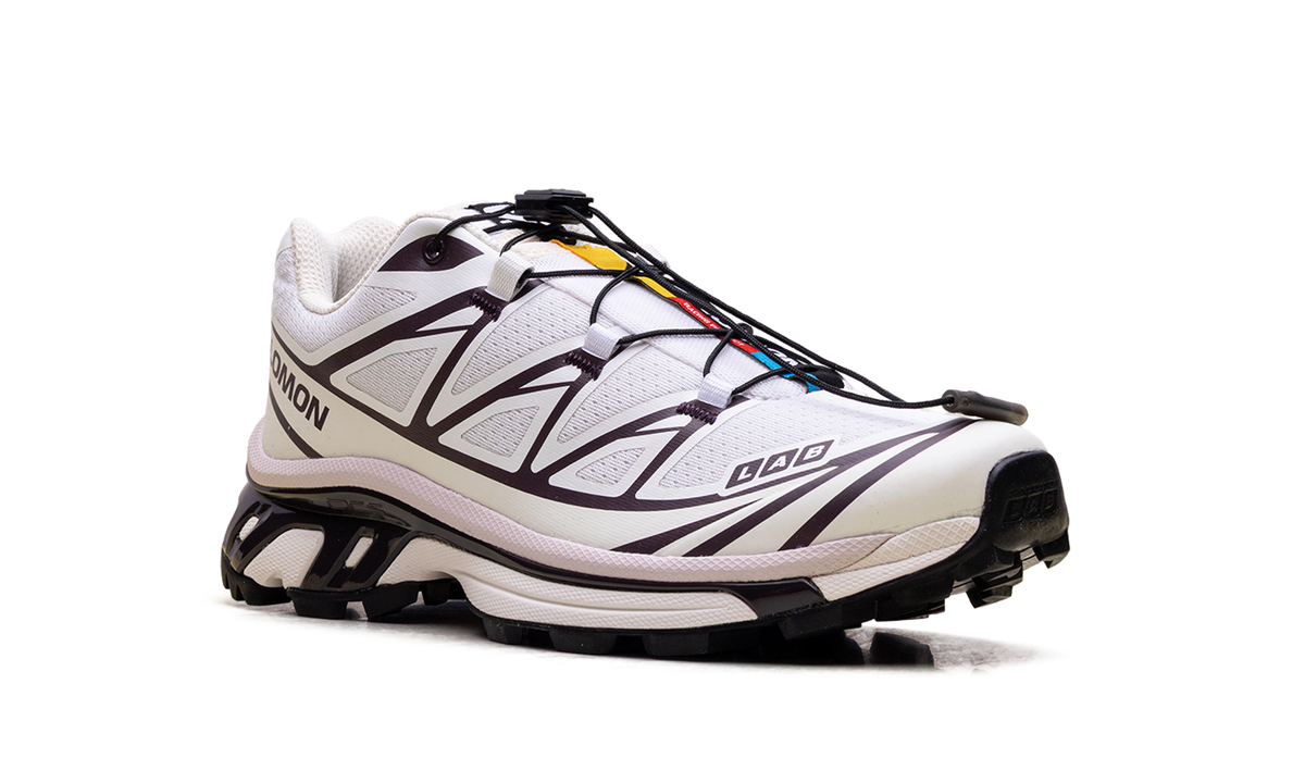 Overkicks - Salomon XT-6 White Vanilla Ice Plum (L47864600) - detalle lateral interior