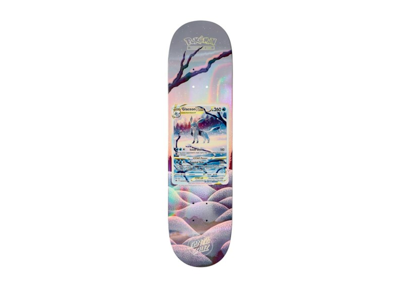 Overkicks - Santa Cruz Skateboards X Pokemon 2026 Skateboard Deck - Glaceon Vstar Edition