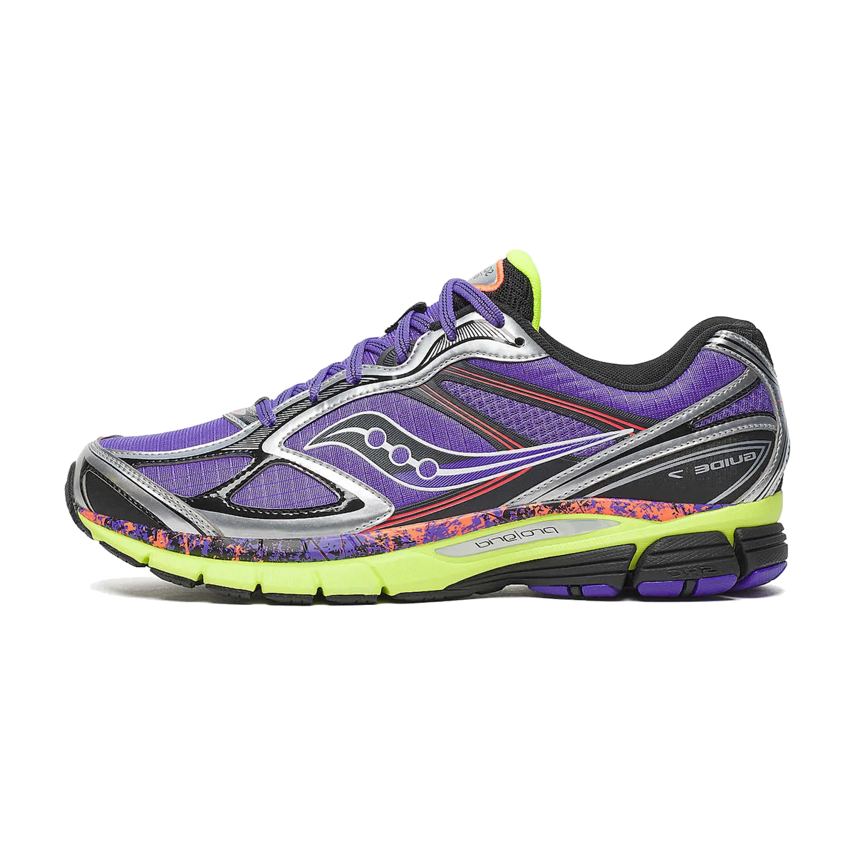 Overkicks - Saucony ProGrid Guide 7 Purple Citron (S70995-2) - vista lateral