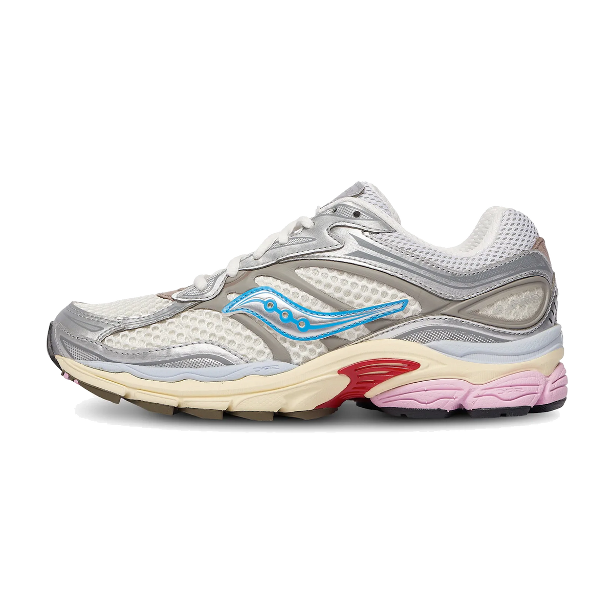 Overkicks - Saucony ProGrid Omni 9 White Multi (Women's) (S60739-48) - vista lateral