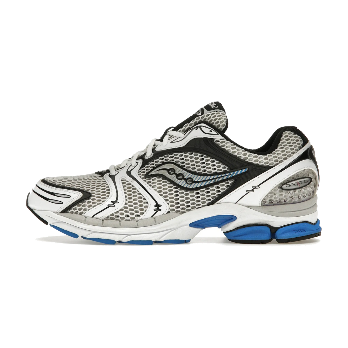Overkicks - Saucony ProGrid Triumph 4 White Silver Blue (S70704-3) - vista lateral